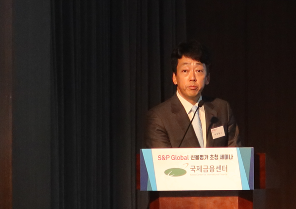 박준홍 S&P 글로벌 신용평가사 상무 /사진=국제금융센터