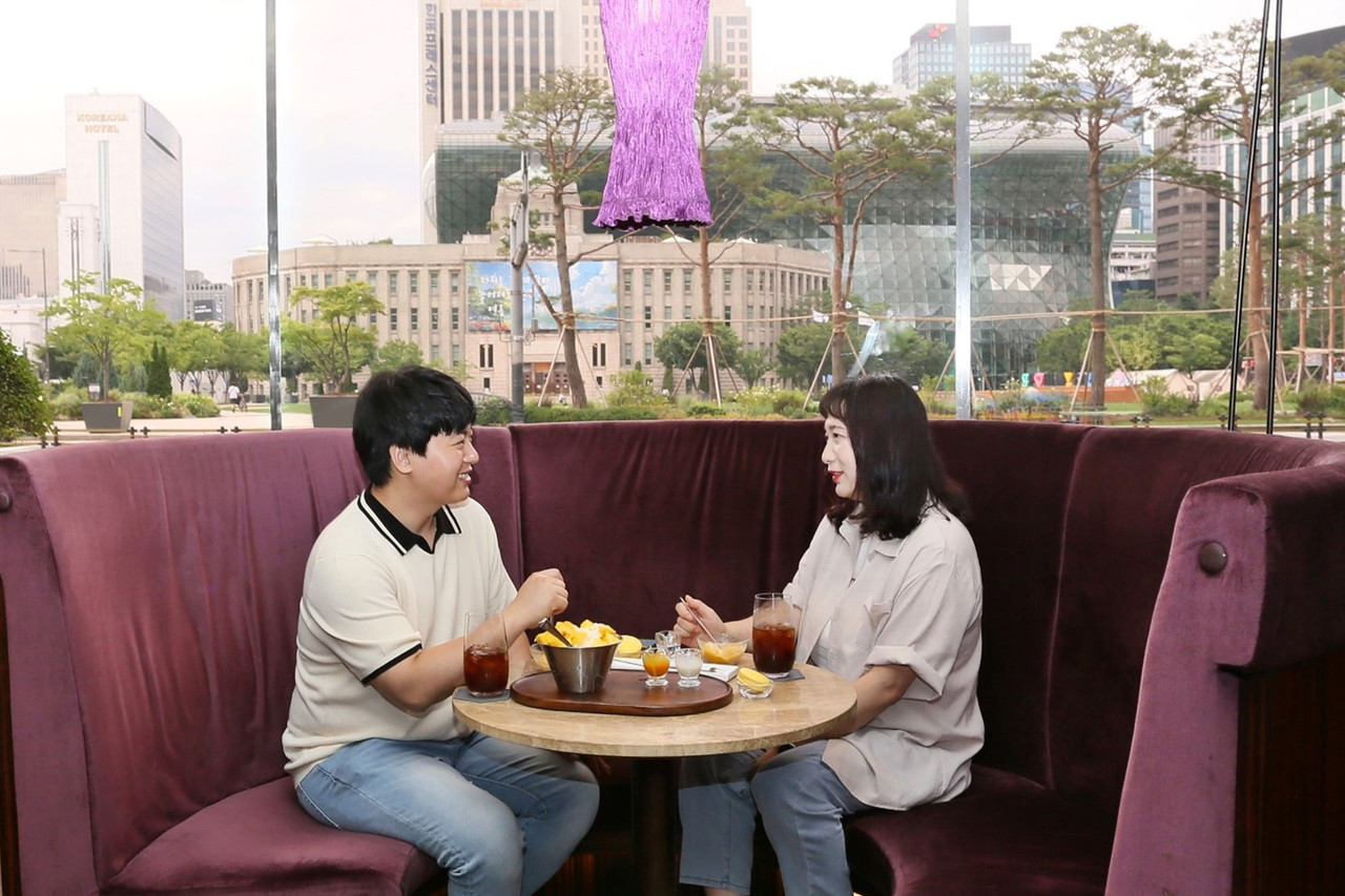 쉬어가도 괜찮아 환아 가족 / 사진=한화갤러리아