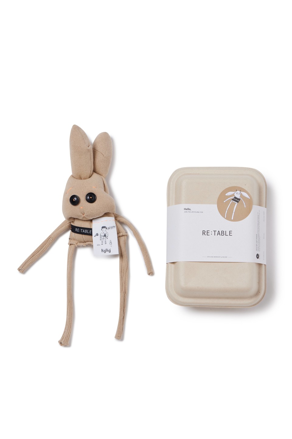 래;토 양말인형 DIY 키트 / 사진=코오롱FnC