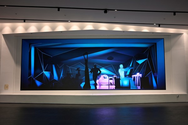 대형 미디어아트 LED 영상. /사진=삼성물산