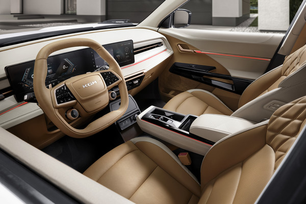 KG모빌리티 신차 액티언의 내부 인테리어 디자인./사진=KG모빌리티