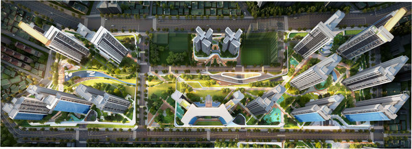 부산 괴정5구역 재개발 조감도. /사진=현대건설