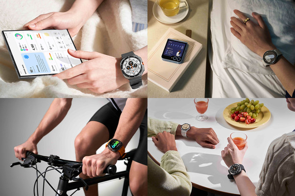 삼성전자의 스마트폰과 웨어러블 기기를 통해 건강한 삶을 지원하는 '삼성 헬스'. /사진=삼성전자