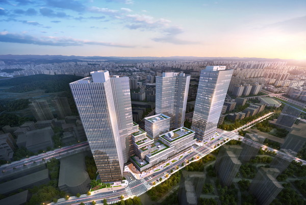 신광교 클라우드 시티 부감도. /사진=현대엔지니어링