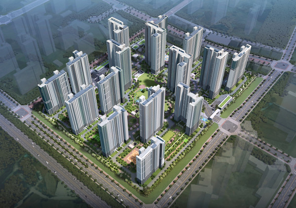 대우건설 평택 '브레인시티 푸르지오' 조감도./사진=대우건설