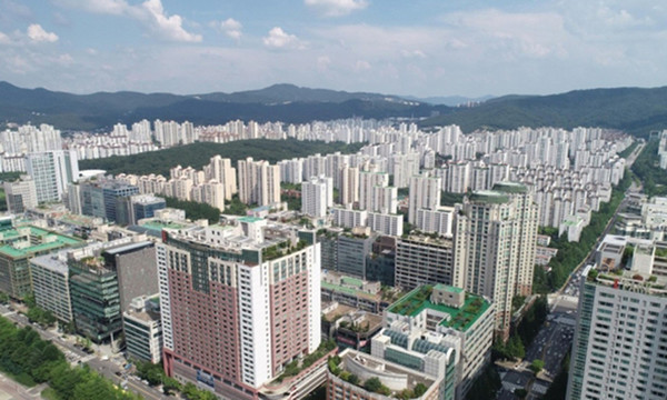 1기 신도시로 조성된 분당 신도시. /사진=성남시