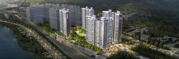 곤지암역 센트럴 아이파크 투시도. /사진=HDC현대산업개발