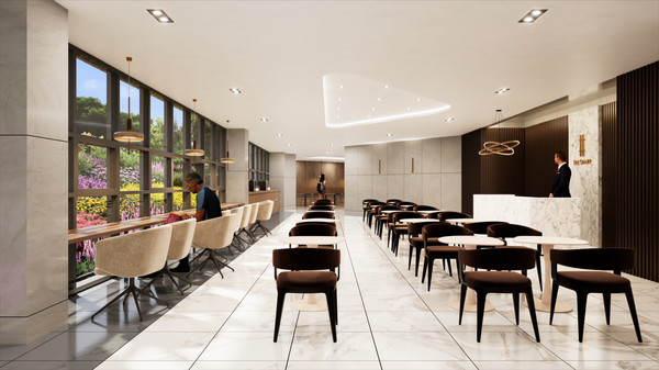 더샵 라비온드 컨시어지 라운지. /사진=포스코이앤씨