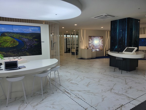 신광교 클라우드 시티 모델하우스에 마련된 모듈 내부. /사진=박성대 기자