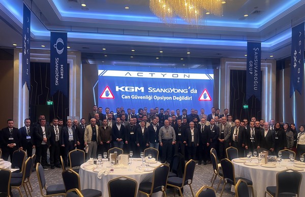 KGM이 2025년 글로벌 첫 행사로 튀르키예에서 액티언을 론칭하고 시승 행사를 가졌다./사진=KGM