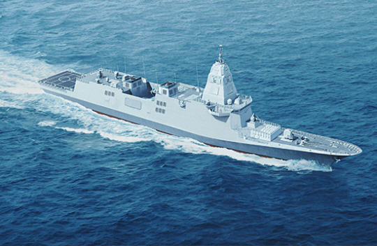 한국형 이지스구축함. /사진=HD현대중공업