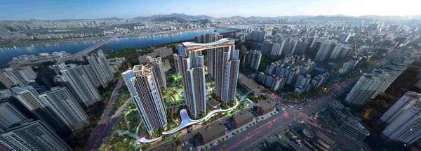 래미안 헤리븐 반포 조감도. /사진=삼성물산