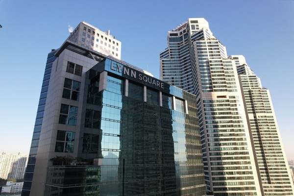 우미건설 '린스퀘어' 강남 사옥 전경. /사진=우미건설