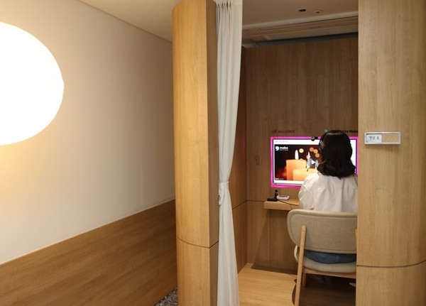 현대건설이 힐스테이트 단지에 첫 적용한 'H 카밍부스'./사진=현대건설