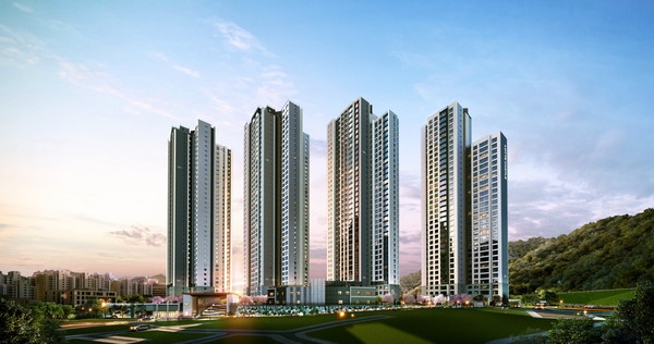 의정부 '롯데캐슬 나리벡시티' 투시도./사진=롯데건설