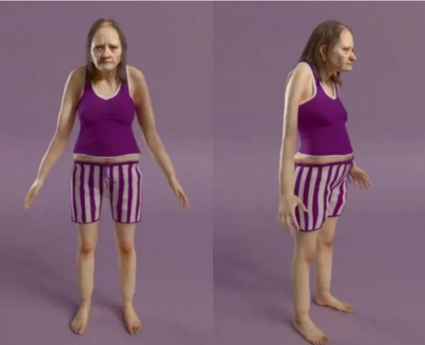 영국 침구 브랜드 '밴슨스 포 베드즈'가 수면 전문가 소피 보스톡 박사와 협력해 예측한 수면부족 여성 '한나'의 2050년 모습 /사진=밴슨스포베드즈