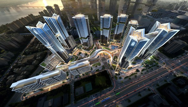 '오티에르 용산'. 조감도./사진=포스코이앤씨