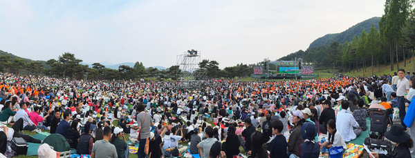 대보그룹이 지난 5월 31일 '제21회 서원밸리 그린콘서트'를 성공적으로 개최했다./사진=대보그룹