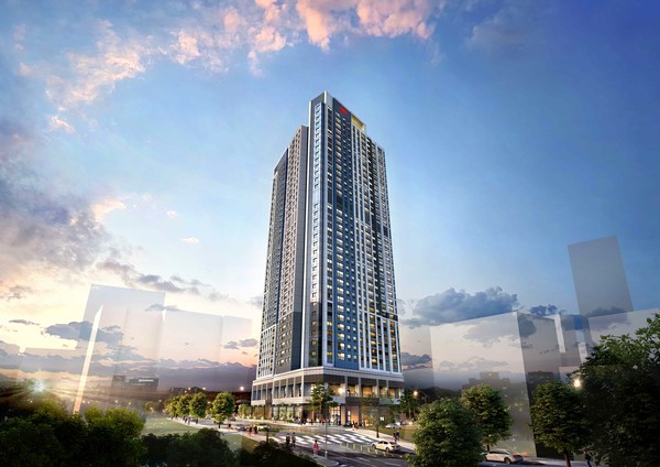 e편한세상 신정 스카이하임 투시도. /사진=DL이앤씨