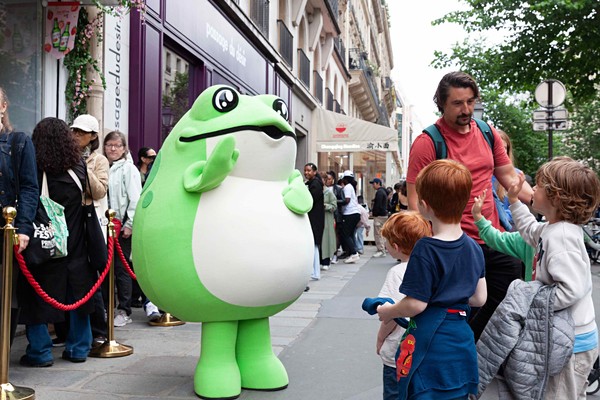 하이트진로가 프랑스 파리에서 5월 24일부터 6월 7일까지 운영한 '진로 팝업스토어' 행사장 모습 /사진=하이트진로