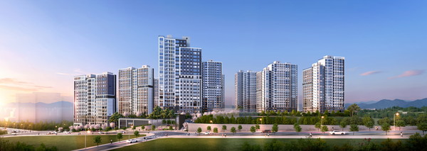 '검단호수공원역 중흥S-클래스' 투시도./사진=중흥토건