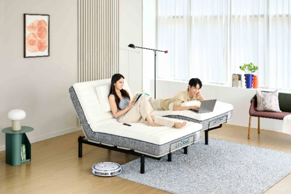 바디프랜드의 '라클라우드 EZ모션' 침대 /사진=바디프랜드