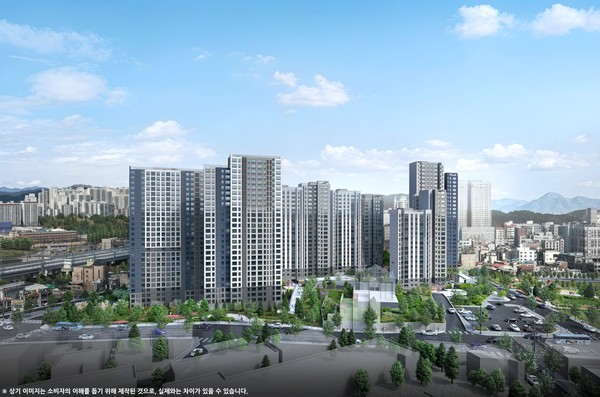 '파주금촌 금호어울림' 투시도./사진=금호건설