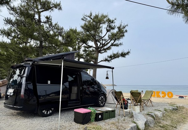 현대엔지니어링이 임직원에게 대여한 프리미엄 캠핑카./사진=현대엔지니어링