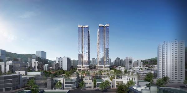 서면 써밋 더뉴 투시도. /사진=대우건설