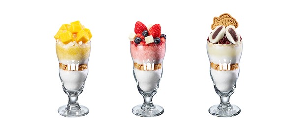 할리스 듬뿍 컵빙수 3종 /사진=할리스