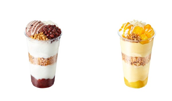 메가MGC커피 파르페 빙수 2종 /사진=메가MGC커피