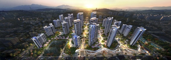 미아9-2구역 재건축사업지 조감도. /사진=현대건설