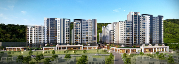 석수역세권 모아타운 1,2,3구역 가로주택정비사업 투시도. /사진=동부건설