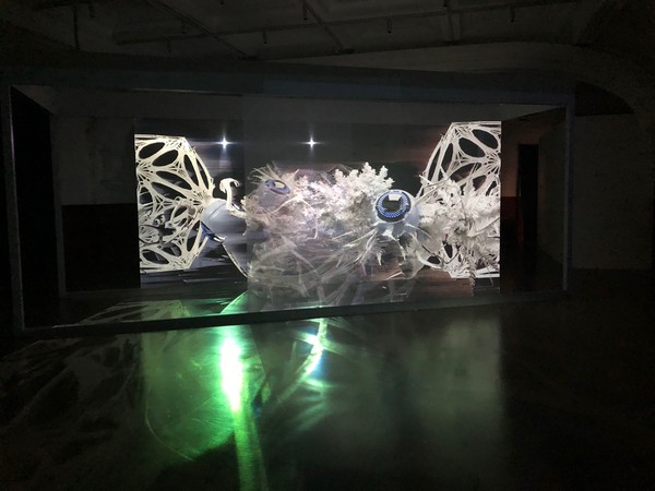 강이연 작가의 미디어아트 '얽힘' 전시 /사진=김현정 기자