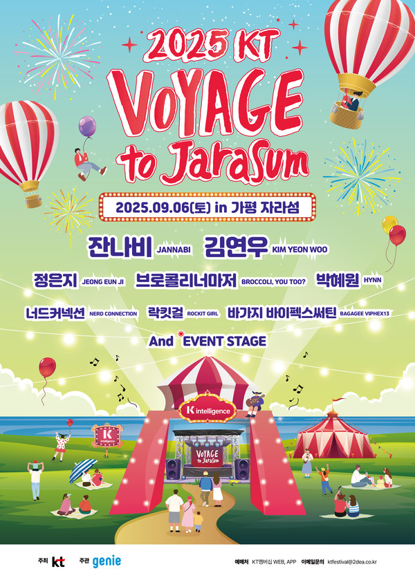 '2025 KT 보야지 투 자라섬' 포스터./사진=KT