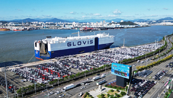 현대차 울산공장 수출 선적 부두./사진=현대자동차그룹