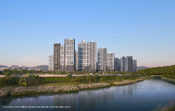 더샵 신문그리니티 2차 투시도. /사진=포스코이앤씨