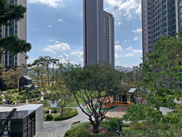 천안 롯데캐슬 더 청당 단지 전경. /사진=롯데건설