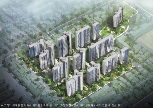 '두산위브&수자인 부평 더퍼스트' 조감도./사진=두산건설