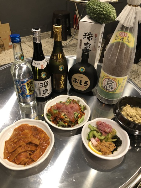 아와모리 사케 5종과 참치회 페어링 /사진=김현정 기자