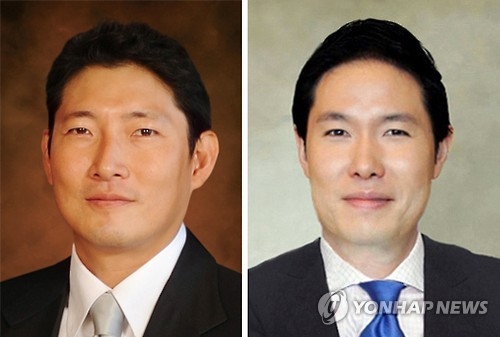 조현준 효성 회장(왼쪽)과 조현상 HS효성 부회장 사진=연합뉴스