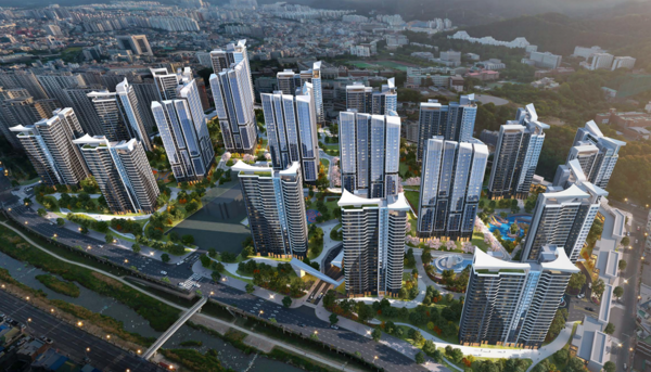 광주 학동4구역 재개발 사업 조감도./사진=HDC현대산업개발