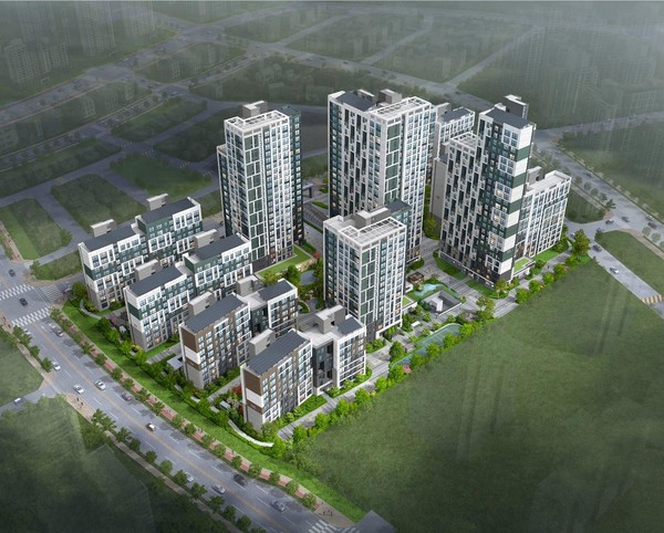 시흥하중지구 A-4블록 단지조감도. /사진=LH