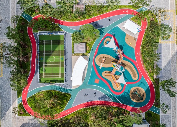 힐스테이트 용인고진역에 적용된 '헬시 플레저 파크' 전경. /사진=현대엔지니어링