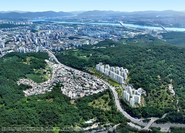 '중흥S-클래서 힐더포레' 광역 조감도./사진=중흥토건