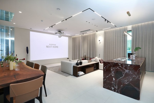 '넥스트 라멘'으로 확장한 통합형 거실 구조. /사진=삼성물산