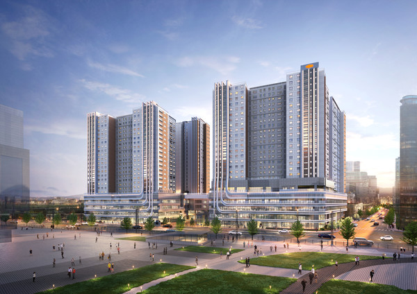 e편한세상 동대구역 센텀스퀘어 투시도. /사진=DL이앤씨