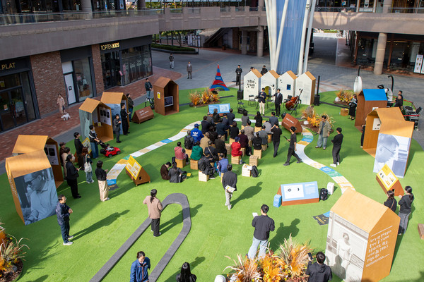 24~ 26일까지 경기 수원시 아브뉴프랑 광교에서 '경기도 장애인 기획소득 특별 전시회'가 열린다./사진=호반그룹