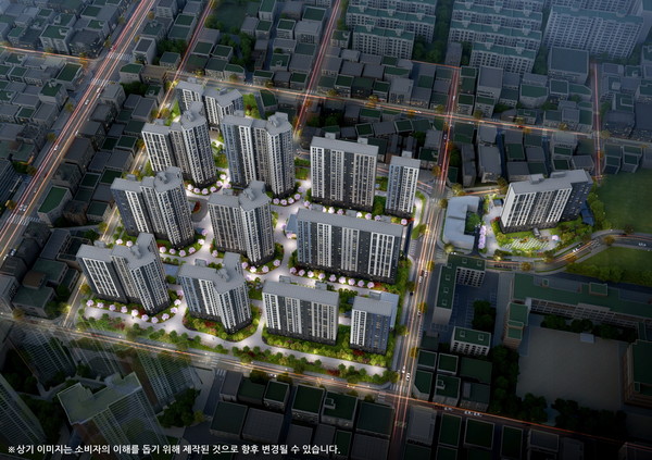 '두산위브&수자인 부평 더퍼스트' 조감도./사진=두산건설