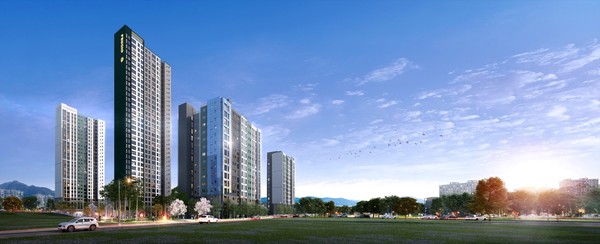 마포 푸르지오 센트럴 로열 투시도. /사진=대우건설